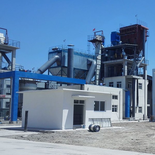 山西某造紙工廠煤矸石粉氣流分級生產(chǎn)線